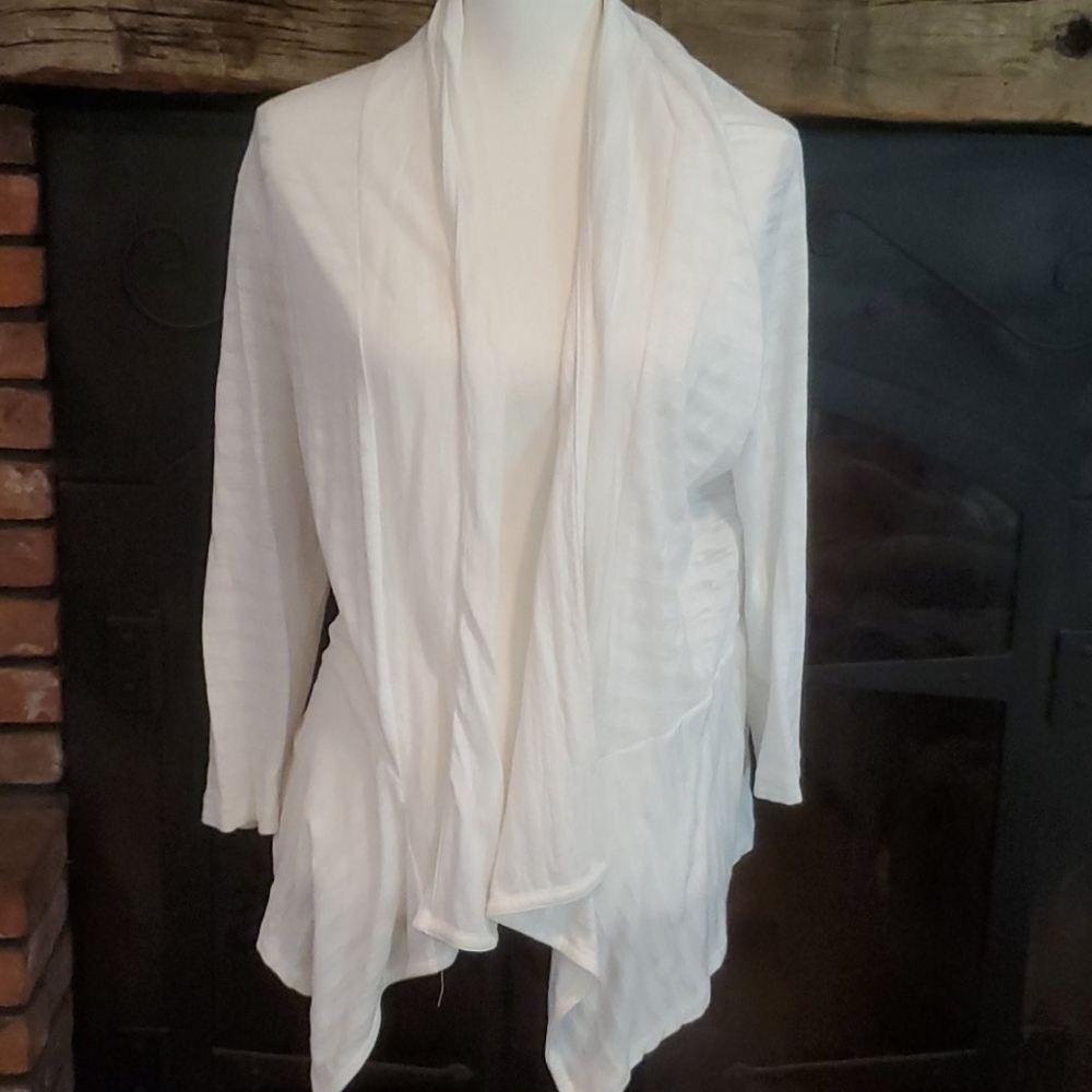 LILLA P LIGHTWEIGHT CARDIDAN PIMA COTTON NEW LG